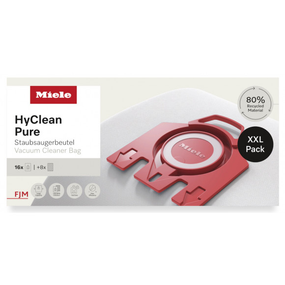 12498260 Miele FJM XXL HyClean Pure Vacuum Cleaner Bags 