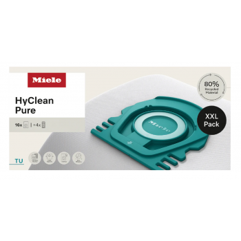 12695210 Miele TU XXL HyClean Pure 16 Pack Vacuum Cleaner Bags 12695210 Miele TU XXL HyClean Pure 16 Pack Vacuum Cleaner Bags
