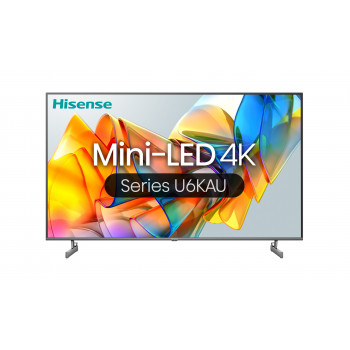 65U6KAU Hisense 65 INCH Mini-LED 4K Smart TV 65U6KAU Hisense 65 INCH Mini-LED 4K Smart TV