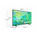 UA75CU8000WXXY Samsung 75 INCH Crystal UHD 4K Smart TV (2023)