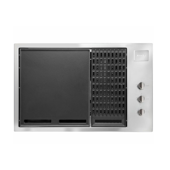 ABBQM2 Artusi 80cm 3 Burner Built-in Gas BBQ 
