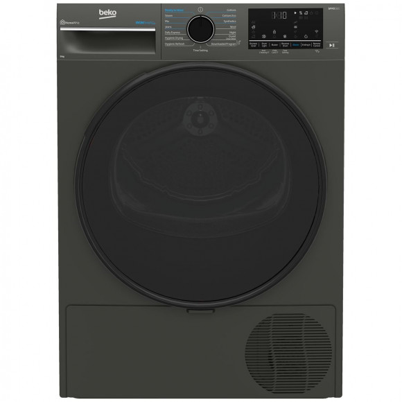 BDPB903SG Beko 9 KG Heat Pump Dryer with Steam & Wifi 