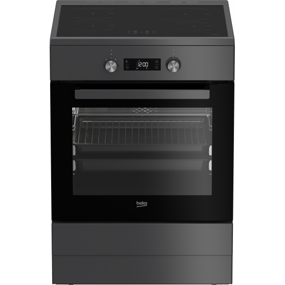 BFC60IPAN Beko 60cm  Freestanding Cooker with Induction Cooktop
