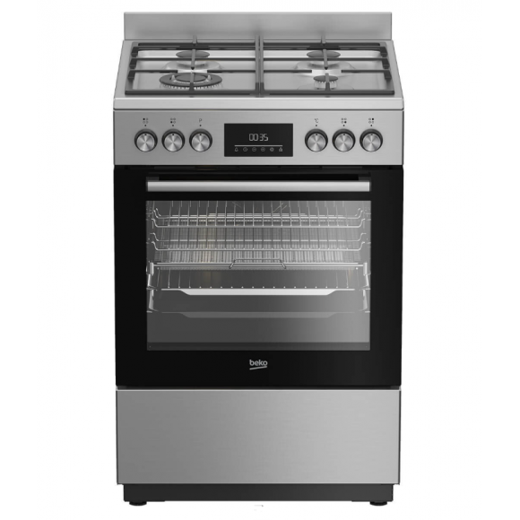 BFCB60GMX Beko 60 cm Aeroperfect Upright Cooker with Gas Cooktop 