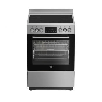BFCB60VMX Beko 60cm Aeroperfect Freestanding Cooker with SteamAdd & Airfry and Ceramic Cooktop 