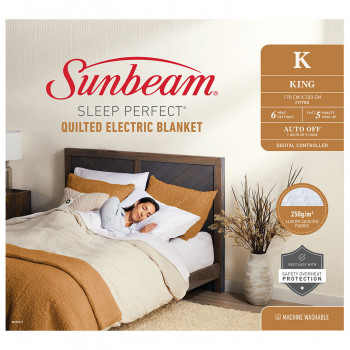 BLQ5471 Sunbeam Sleep Perfect King Quilted Blanket