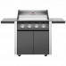 BMG1641DA Beef Eater 1600 Series 4 Burner BBQ, Side Burner and Trolley