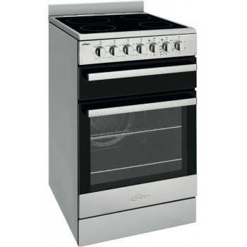 CFE547SB Chef 54 cm Stainless Steel Freestanding Oven with Ceramic Cooktop 