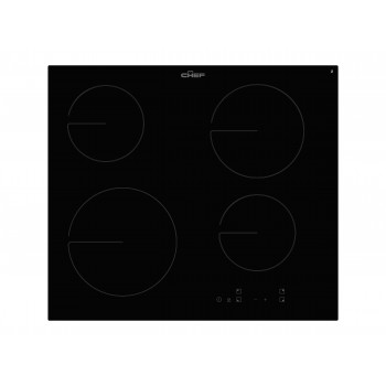 CHC644BB Chef 60cm 4 Zone Ceramic Cooktop