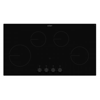 CHC942BB Chef 90 cm 4 Zone Ceramic Cooktop