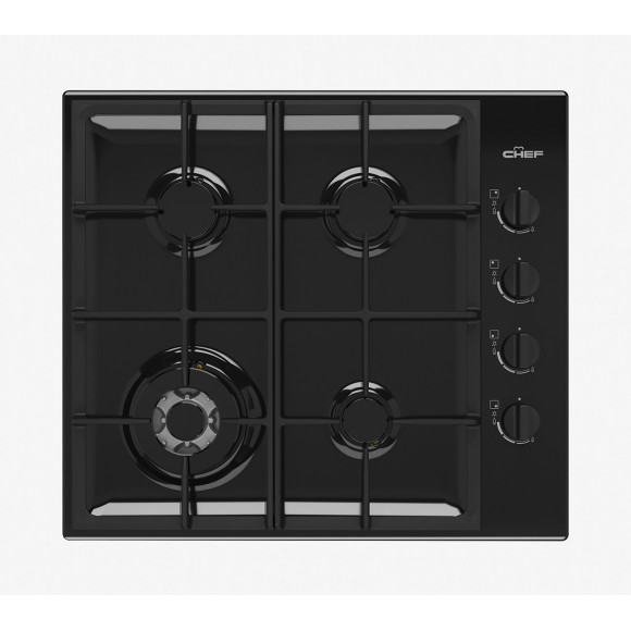 CHG644DC Chef 60 cm 4 Burner Gas Cooktop