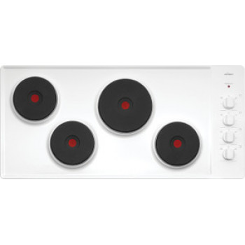 CHS942WB Chef 90cm  Solid Element 4 Burner Electric Cooktop