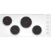 CHS942WB Chef 90cm  Solid Element 4 Burner Electric Cooktop