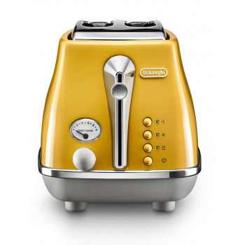 CTOC2003Y Delonghi Icona Capitals 2 Slice Toaster - New York Yellow