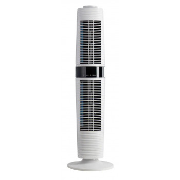 DETF122WH Delonghi 360° Dual Oscillating Tower Fan