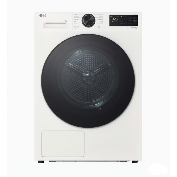 DXH3-08W LG  8 KG Series 3 ThinQ Heat Pump Dryer - White 