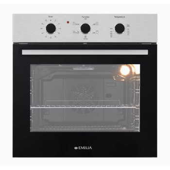 EMRENT65E Emilia  60cm 5-Function Stainless Steel Fan Forced Oven 