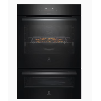 EVEP6626DF Electrolux 60cm 600 Series AirFry Plus SteamBake Pyrolytic Double Oven
