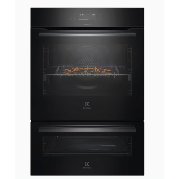 EVEP6626DF Electrolux 60cm 600 Series AirFry Plus SteamBake Pyrolytic Double Oven