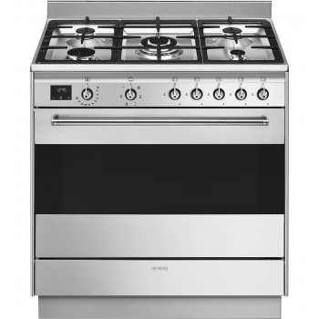 FS9606XS-1 Smeg 90 cm Gas Freestanding Cooker