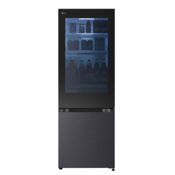 GB-V300MBL LG  340 L Bottom Mount Fridge with InstaView - Matte Black 