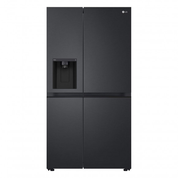 GS-L600MBL LG 635 L Side by Side Fridge - Matte Black Finish 
