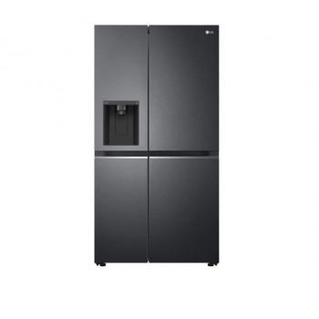 GS-N635MBL (DISPLAY MODEL) LG 635 L Side By Side Fridge - Matte Black