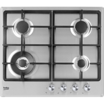 HIMW64225SX Beko 60cm 4 Burner Gas Cooktop