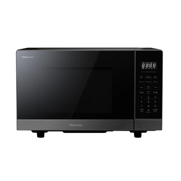 HMBS3010PFG Hisense 30 L 1000W Flatbed Microwave with Grill Function - Dark Stainless