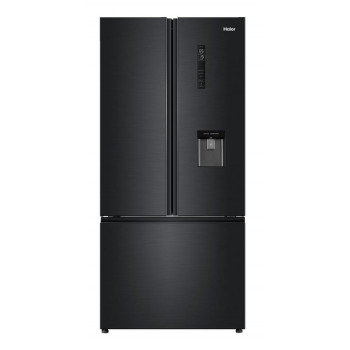 HRF520FHC Haier 492 L Black French Door Fridge