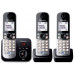  KX-TG6823ALB Panasonic Cordless Phone System 