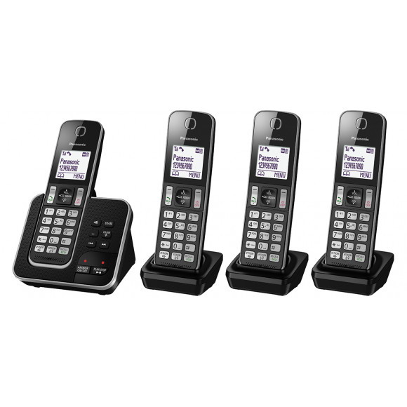 KX-TGD324ALB Panasonic Digital Cordless Phone System