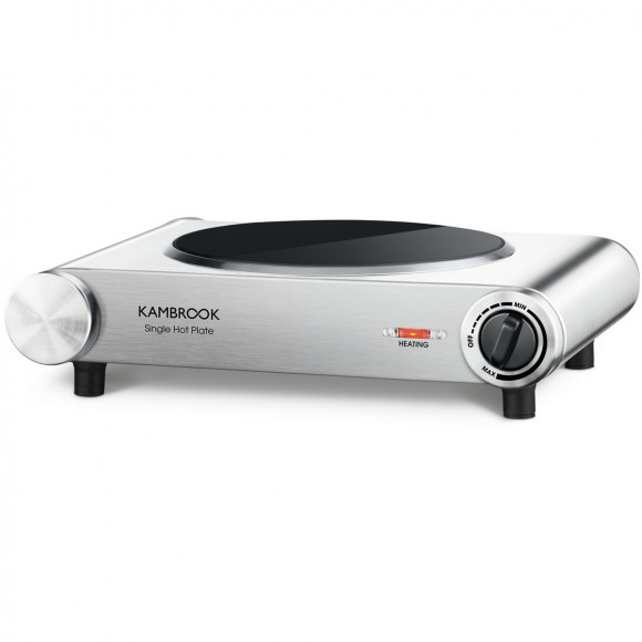 KHP110BSS Kambrook Single Ceramic Hotplate 