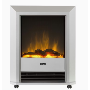 LEE SILVER Dimplex 2kW Optiflame Portable Electric Fire 