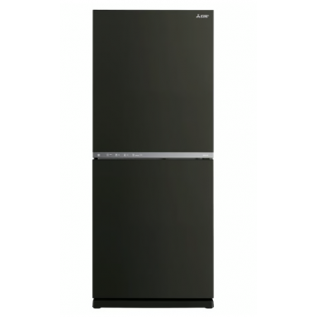 MR-HS421EX-MB-A Mitsubishi Electric 421 L Steel Series Bottom Mount Fridge - Matte Black