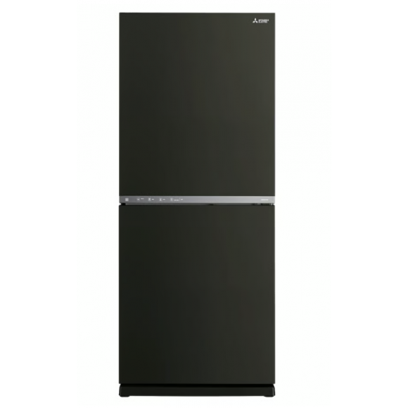 MR-HS421EX-MB-A Mitsubishi Electric 421 L Steel Series Bottom Mount Fridge - Matte Black