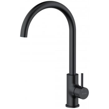 NBLGNT1 Norj Gooseneck Mixer Tap - Black