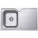 NTS100X1 Norj Single Bowl Top Mount Sink with Drainer