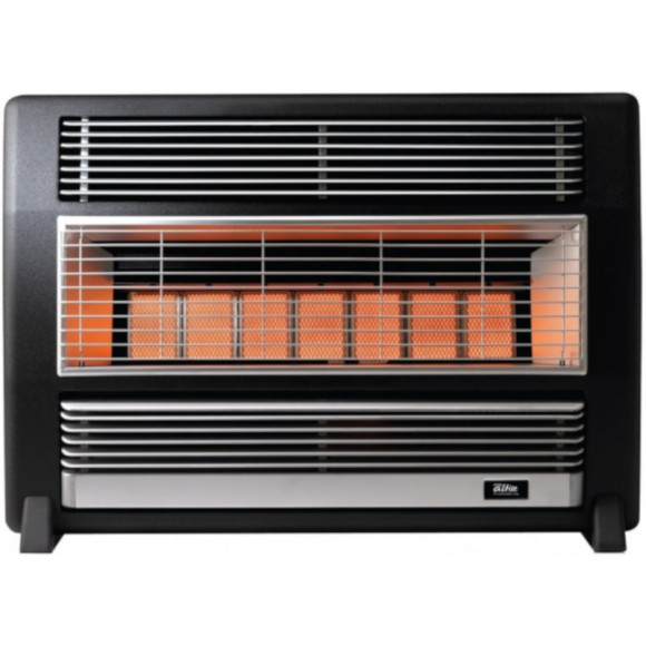 OABRFNGSS Omega Altise Gas Heater Silver Streak - Natural Gas
