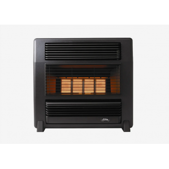 OALAFLPBM Omega Altise Lancer 15MJ LPG Gas Radiant Convection Heater - Black 