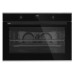 OBO960XB Omega 90 cm Black Glass Electric Oven