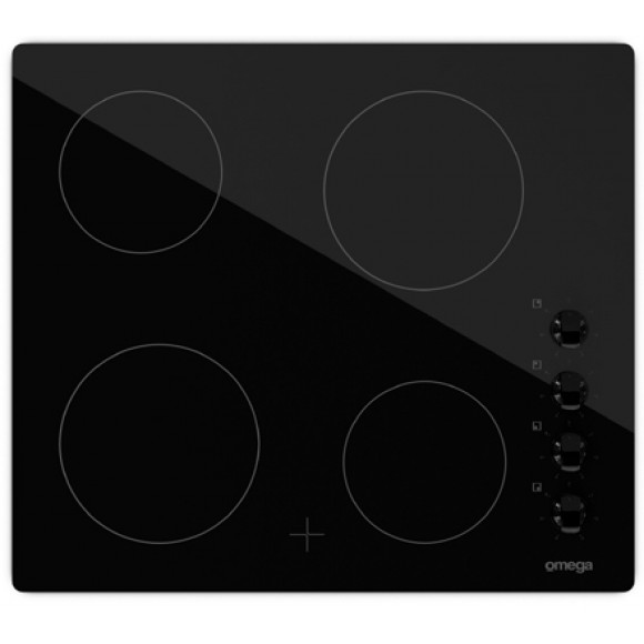 OC64KZ Omega 60cm Knob Control Ceramic Cooktop (DISPLAY MODEL)