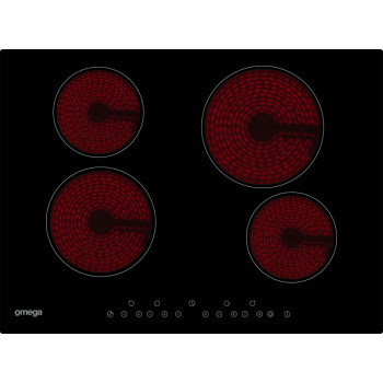 OCC70TZ Omega 70 cm Ceramic Electric Cooktop