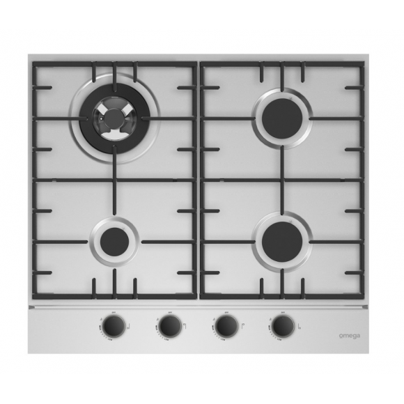 OCG604WX Omega 60 cm Gas Cooktop - Stainless Steel 