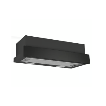 ORT6WBA Omega 60cm Slide-Out Rangehood - Matte Black 
