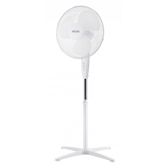 PF40W Heller   40cm White Pedestal Fan 