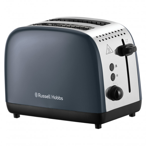 RHT2655STG Russell Hobbs Colours Plus 2 Slice Toaster - Grey