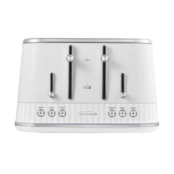 TAM8104WH Sunbeam French Riviera 4 Slice Toaster - White