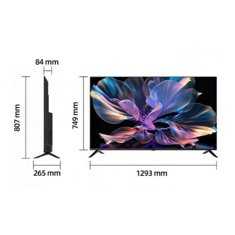 U58QG7L CHIQ 58 INCH 4K QLED Google Smart TV (2025)