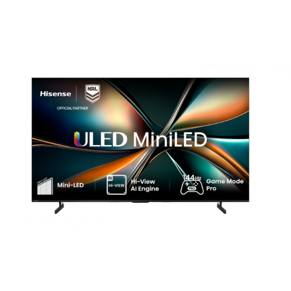 75U6QAUPRO Hisense 75 INCH U6QAU PRO ULED MiniLED 4K Smart TV (2025) (DISPLAY MODEL)